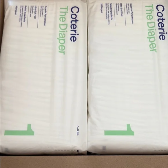 Diapers Coterie size 1 (box with 198) - Picture 3 of 4